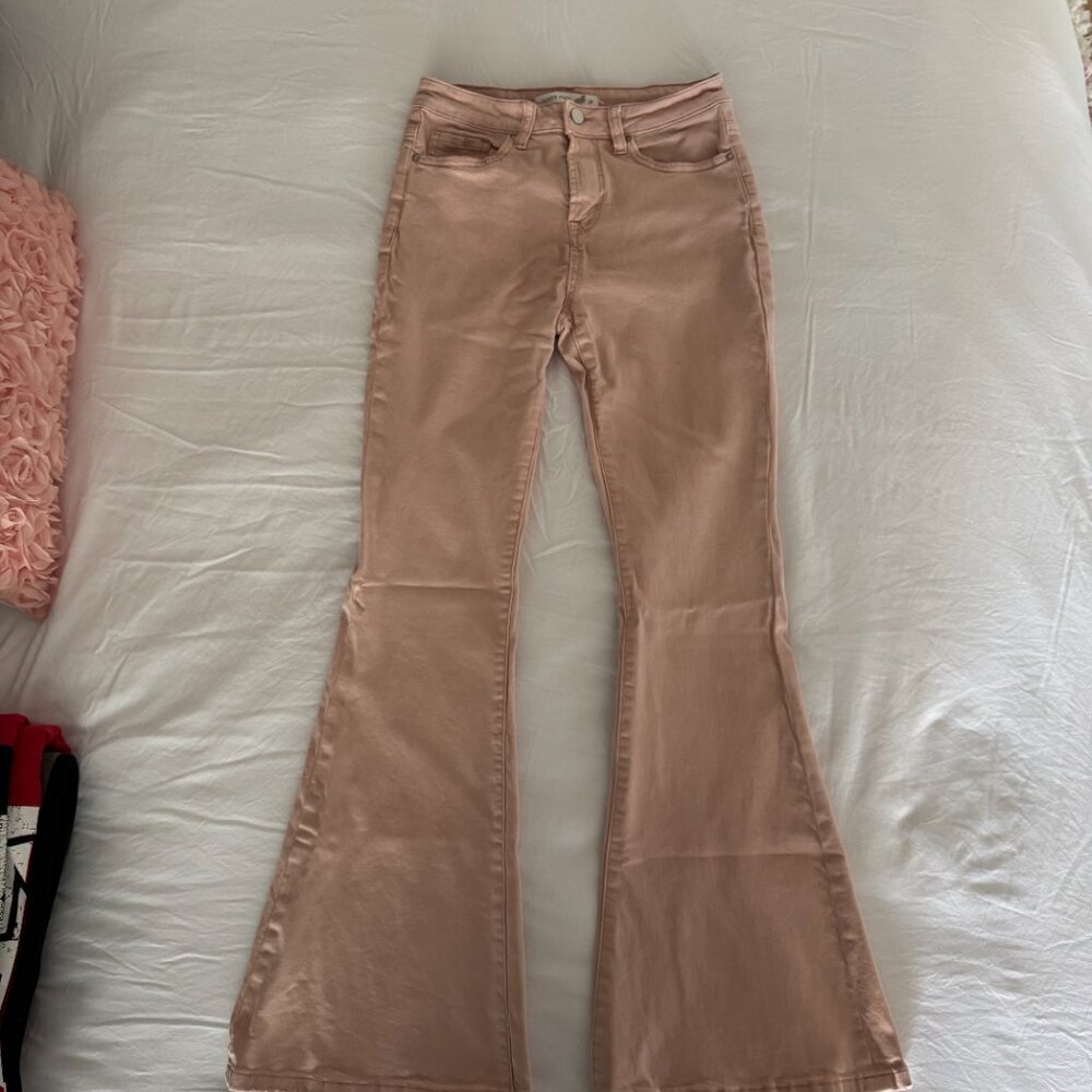 Altar'd State Size 4 Salmon Flare Jeans